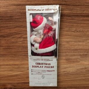 Vintage Telco Motion-ettes of Christmas 24" Santa Claus Animated & Illuminated